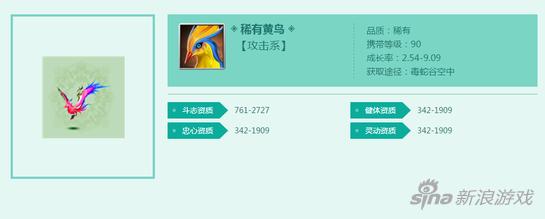 诛仙手游宠物星等数据,诛仙手游最好的宠物