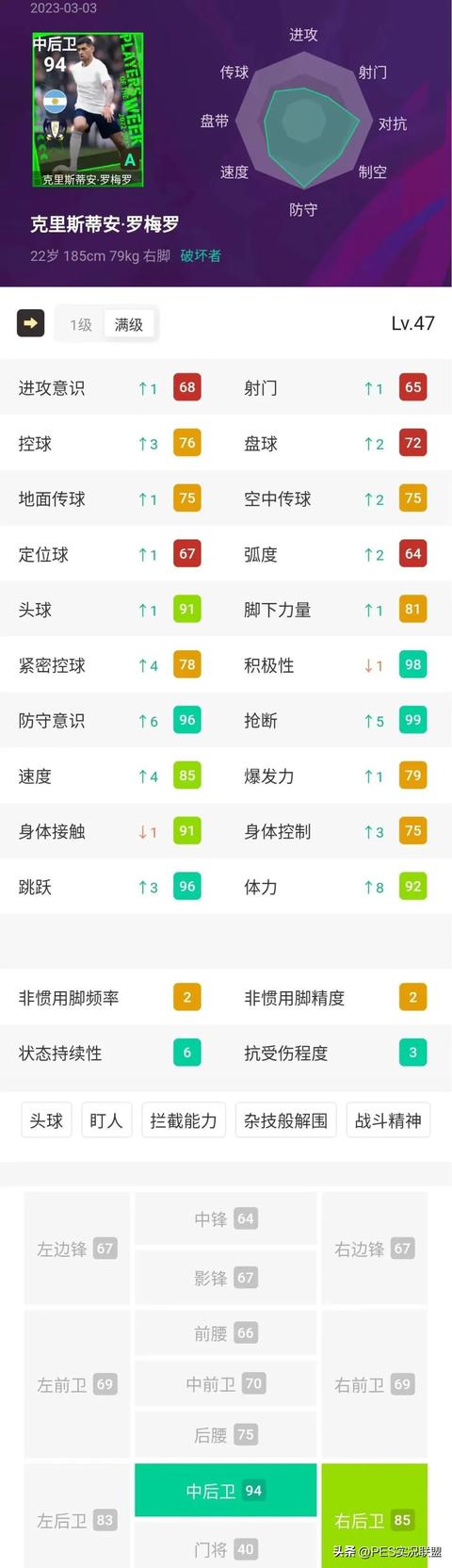 实况手游黑球中锋排名,实况手游黑牌中锋排名